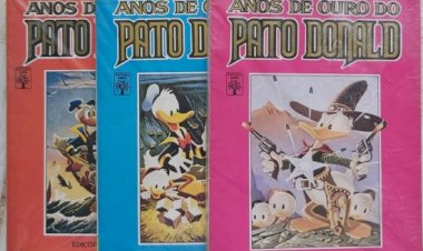 Compre aqui Anos de Ouro do Pato Donald, Walt Disney (3 Volumes)