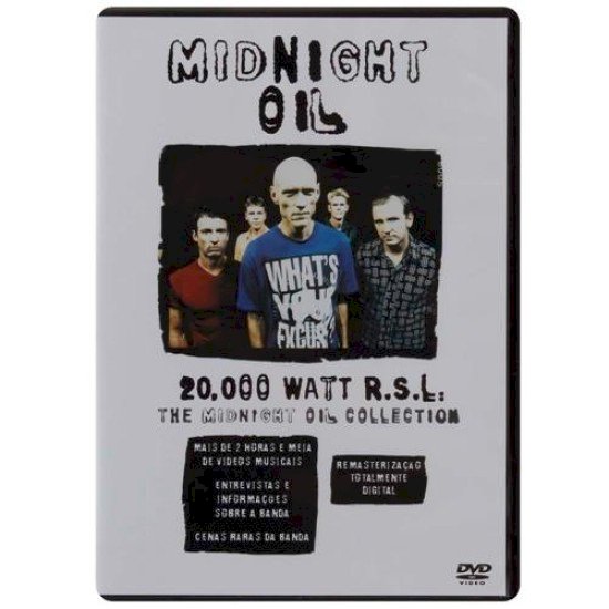 Compre aqui o DVD Midnight Oil 20.000 Watt R. S. L. - The Midnight Oil Collection