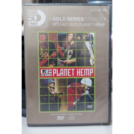 Compre aqui o Dvd Planet Hemp - Mtv Ao Vivo (dvd + Cd) - Lacrado