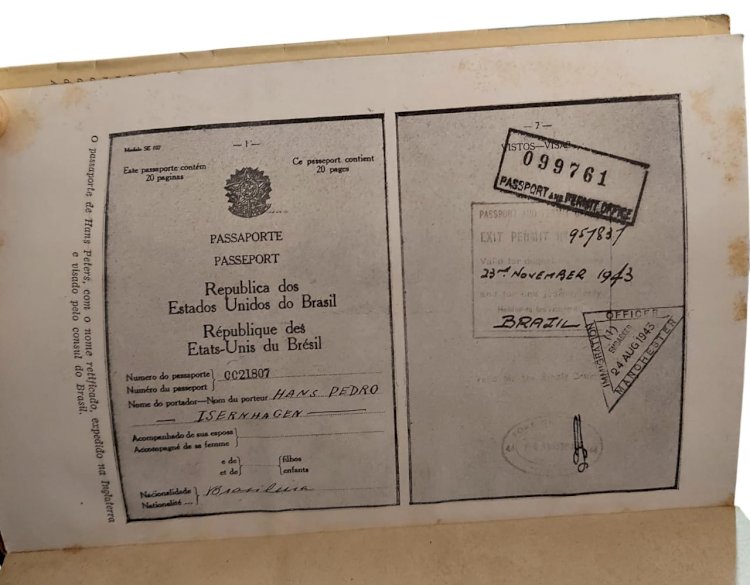 Só Meu Sangue é Alemão. Confissões de Hans Peters, Marinheiro de Hitler, David Nasser, Edição 1944