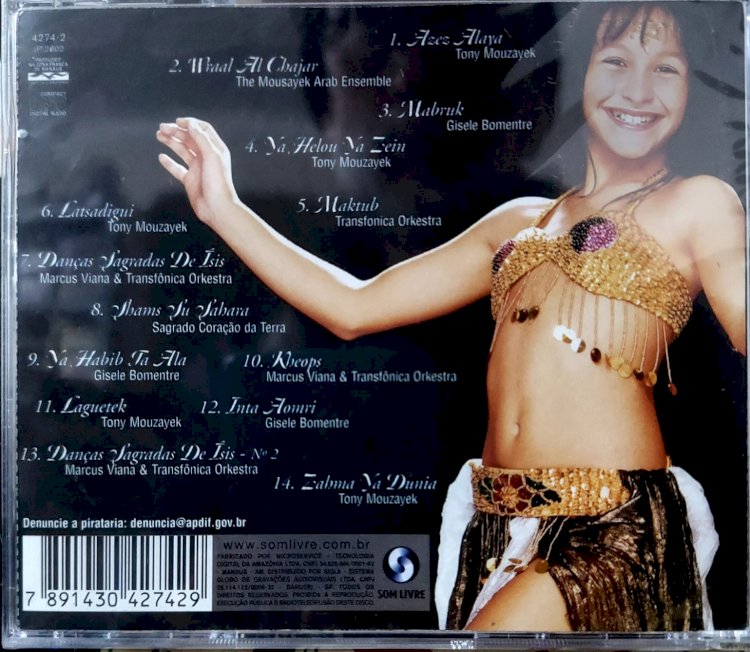 Cd O Clone, O Melhor da Dança do Ventre de O Clone - Lacrado